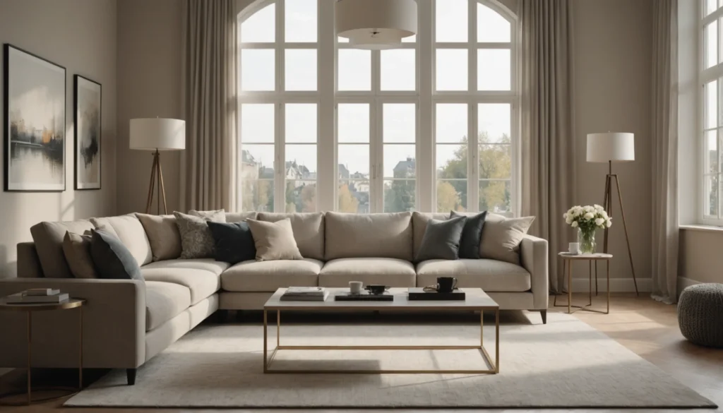 canapé avec assise de 55 cm