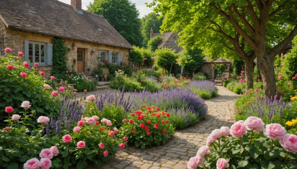 plan pour jardin de cottage