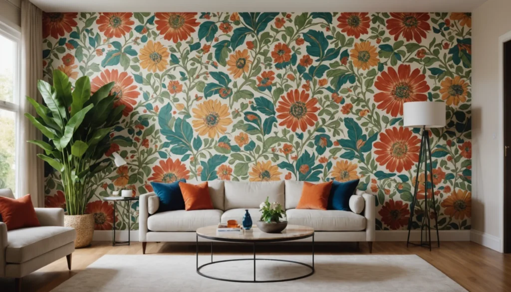 accrocher un papier peint comme tableau