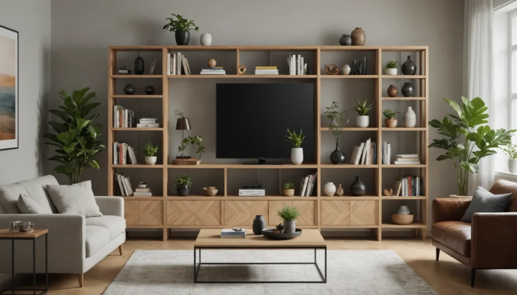 Créer de l’intimité et du style avec un pare-vue pour étagère ouverte