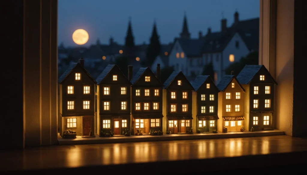 Émerveillement : sublimer votre rebord de fenêtre avec des maisons lumineuses