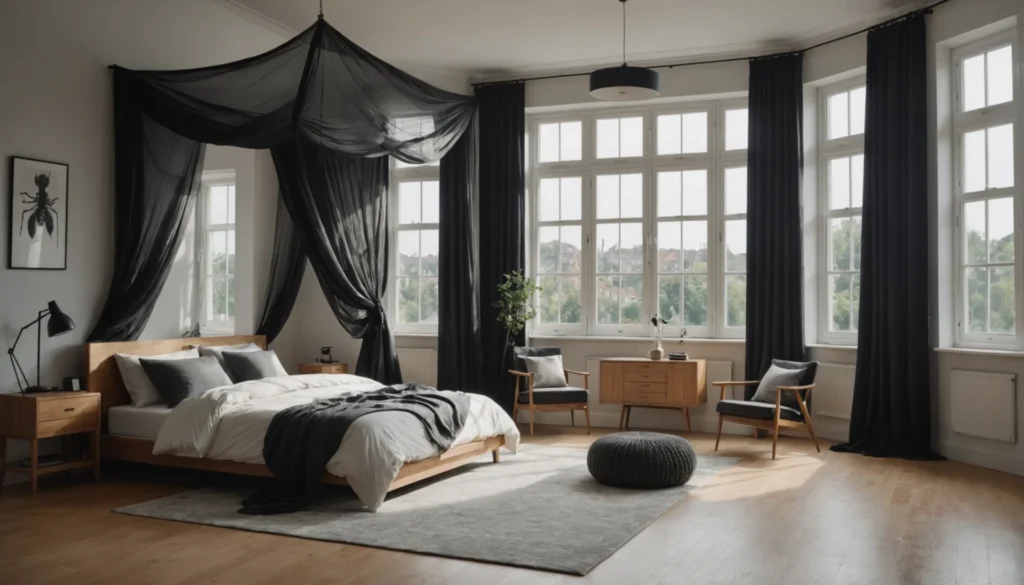 moustiquaire noir ou blanc