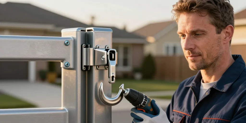 Serrure à crochet pour portail coulissant : le choix en 7 critères indispensables