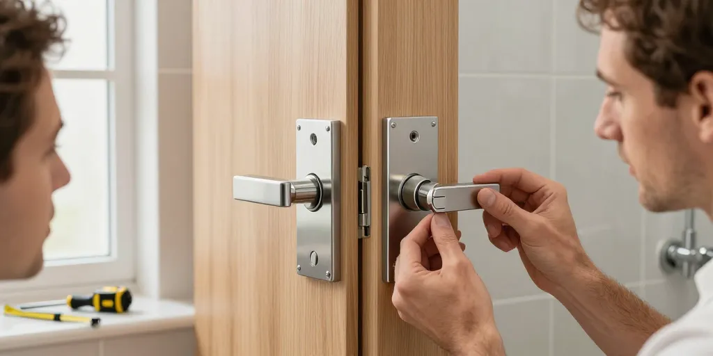 Serrure pour porte WC : le meilleur modèle encastrable ou apparent ?